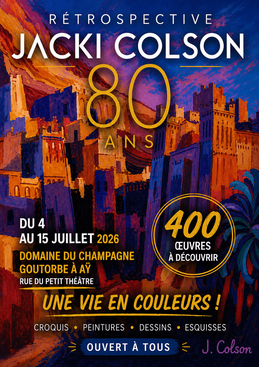 Rétrospective Jacki Colson
